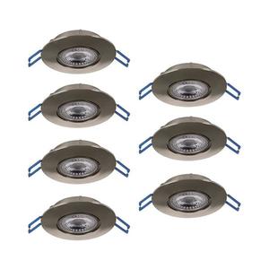 Eglo 300195 - Súprava 7× LED zapustených stropných svietidiel GEDREZ LED/4, 9W/230V priemer 9 cm chróm 300195 vyobraziť