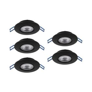 Eglo 300189 - SADA 5xLED Zapustené svietidlo GEDREZ LED/4, 9W/230V priemer 9 cm čierna 300189 vyobraziť