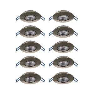 Eglo 300196 - SADA 10× LED podhľadových svietidiel GEDREZ LED/4, 9 W/230 V, priemer 9 cm, chróm 300196 vyobraziť