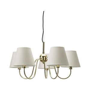 ByRydens 4202720-6509 - Luster na lanku LYNF 5xE14/8W/230V mosadz/biela 4202720-6509 vyobraziť