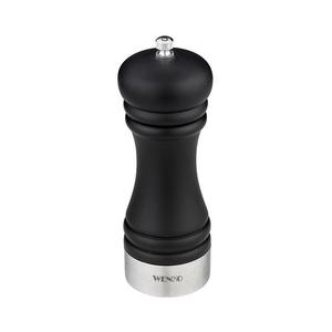 WENKO 55082100-Mlynček na soľ BLACK OUTDOOR KITCHEN 5x17, 5 cm strieborná/čierna/biela 55082100 vyobraziť