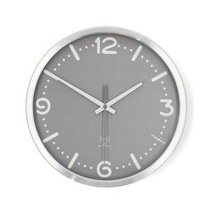 CLWA7226SS - Nástenné hodiny, priemer 30, 5 cm, 1xAA, matný chróm/sivá CLWA7226SS vyobraziť