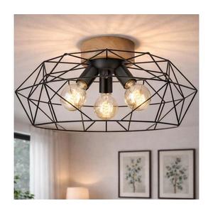 Brilagi - Stropné svietidlo WOODY BASKET 3xE27/60W/230V, priemer 60 cm, dub 8590828104964 vyobraziť