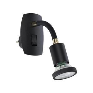 Eglo 300912 - LED svietidlo do zásuvky PARRINI 1xGU10/4, 5W/230V čierna 300912 vyobraziť