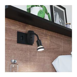 Eglo 300913 - LED svietidlo do zásuvky PARRINI 1xGU10/4, 5W/230V čierna 300913 vyobraziť