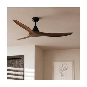 Eglo 35108 - Stropný látor PORTSEA priemer 132 cm hnedý + s diaľkovým ovládaním 35108 vyobraziť