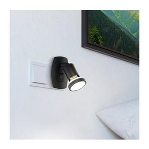 Eglo 300911 - LED zásuvkové svietidlo PARRINI 1xGU10/4, 5W/230V čierne 300911 vyobraziť