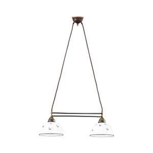 Kolarz 731.82.24 - Luster na lanku NONNA 2xE27/75W/230V modrá 731.82.24 vyobraziť