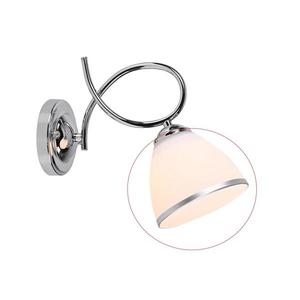 Brilagi - Náhradné sklo pre nástennú lampu a luster FRED, krémové / lesklý chróm 63501 vyobraziť