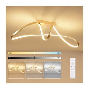 Brilagi-LED Stmievateľný prisadený luster TWISTER LED/60W/230V 3000-6000K zlatý+DO BRI724 vyobraziť