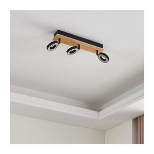 Eglo 901204 - LED bodové svietidlo RIELVES 3xLED/4, 2W/230V čierna/hnedá 901204 vyobraziť