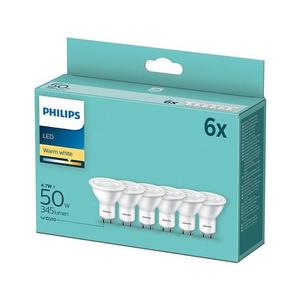 SADA 6x LED Žiarovka Philips GU10/4, 7W/230V 2700K 8718699774332 vyobraziť