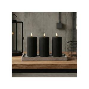 Estilo Home SADA 3x LED sviečok BRILLO LED/2xAA 15 cm čierne + diaľkové ovládanie 5905623255217 vyobraziť