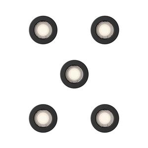 Philips - SADA 5x podhľadových svietidiel PERIDOT 1xGU10/7W/230V čierne 872110303715200 vyobraziť