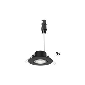 Philips - sada 3x stmievateľných podhľadových svietidiel CILANTRO LED/5W/230V 4000K čierne 872110303807400 vyobraziť