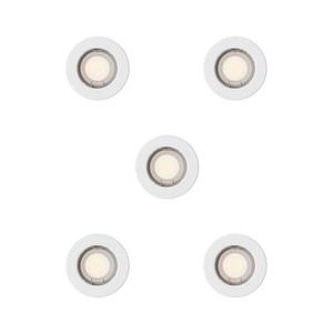 Philips - Sada 5 ks podhľadových svietidiel PERIDOT 1xGU10/7W/230V biela 872110303713800 vyobraziť