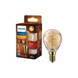 LED stmievateľná žiarovka VINTAGE Philips P45 E14/3, 1W/230V 2200K 872110304897400 vyobraziť