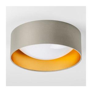 LED stropné svietidlo LED/12W/230V pr. 32 cm taupe/zlatá 9A22017 vyobraziť
