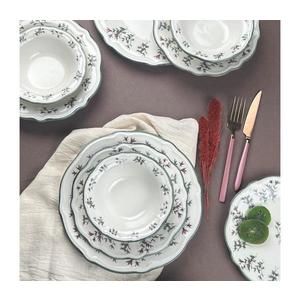 Porcelánová jedálenská súprava 24 ks, biela/zelená 824MXL1104 vyobraziť