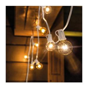 Brilagi - LED vonkajšia dekoratívna reťaz GIRLANDA 10xE12 8m biela IP44 teplá biela WO794-1-W-OEM3 vyobraziť