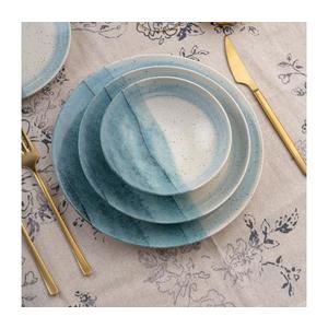 24-dielna jedálenská sada, modrá/krémová, porcelánová 387GRP1369 vyobraziť