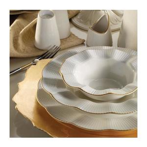 26-dielna jedálenská súprava, biela/zlatá, porcelán 719KTP9872 vyobraziť