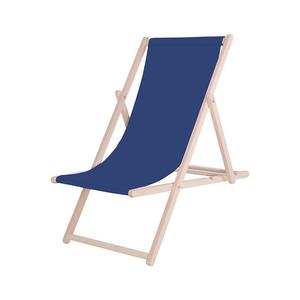 Záhradné lehátko modré/buk PSWBL vyobraziť