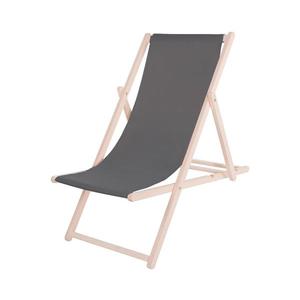 Záhradné lehátko antracit/buk PSWGG vyobraziť