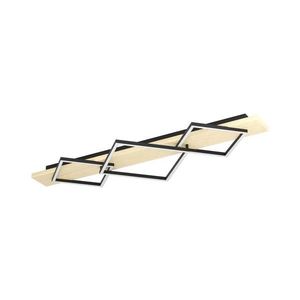 Eglo 901931 - LED Stropné svietidlo BOYA 2xLED/13W/230V + LED/16W čierna/béžová 901931 vyobraziť