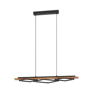 Eglo 901933 - LED stropný luster na lankách BOYAL 2xLED/13W/230V+ LED/16W čierna/hnedá 901933 vyobraziť