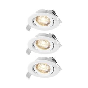 Osram - SADA 3x LED zapustené bodové svietidlo SPOT LED/4, 9W/230V 2700K biela 4099854445842 vyobraziť