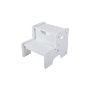 2Kids Toys - Drevená stolička so schodíkom biela 2D98267 vyobraziť
