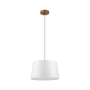 Závesný luster na lanku AIDA 1xE27/60W/230V pr. 35 cm dub/hnedá/biela LM-1.98/DĄB RUSTIK/350 vyobraziť