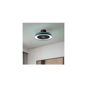 Eglo 35196 - LED RGBW stmievateľný stropný látor TRINIDAD 3xLED/8, 5W/230V+LED/6W čierny+diaľkové ovládanie 35196 vyobraziť