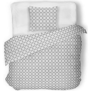Bavlnené obliečky RENA 200x140 cm bielo-šedé vyobraziť