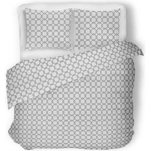 Bavlnené obliečky RENA 200x160 cm bielo-šedé vyobraziť