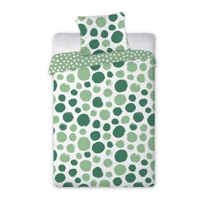Bavlněné povlečení Fashion 017 160x200 cm + 70x80 cm zelené vyobraziť