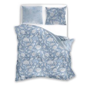 Bavlněné povlečení Pure Cotton 010 220x200 cm + 2x 70x80 cm modré vyobraziť