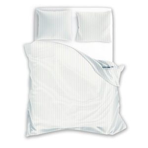 Bavlněné saténové povlečení Fashion 010 160x200 cm + 2x 70x80 cm bílé vyobraziť