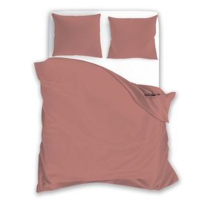 Bavlněné saténové povlečení Fashion 012 160x200 cm + 2x 70x80 cm růžové vyobraziť