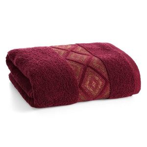 Bavlnený uterák Azari 50x90 cm vínový vyobraziť