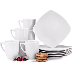 Čajový set CARLINA 12 ks biely vyobraziť
