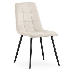 Čalúnená jedálenská stolička Nero béžová vyobraziť
