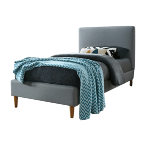 Čalúnená posteľ Acoma 90x200 sivá vyobraziť