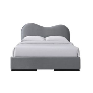 Čalúnená posteľ Amber so zásuvkami 160x200 cm popolavo sivá vyobraziť