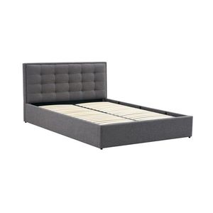 Čalúnená posteľ Padva 140x200 popolavo sivá vyobraziť