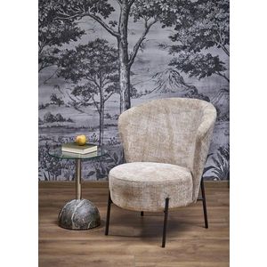 Čalúnené dizajnové kreslo CEZAR béžové vyobraziť