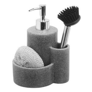 Dávkovač saponátu s príslušenstvom DOSIO sivý vyobraziť