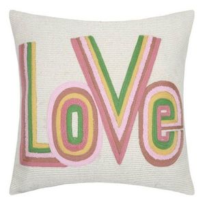 Dekoratívny vankúš Sweet Love 40x40 cm krémový vyobraziť