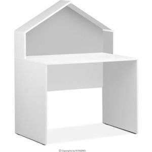 Detský písací stôl so strieškou MIRUM bielo-sivý vyobraziť